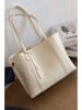 Lucky Bees Schultertasche in Creme - (B)39 x (H)29 cm