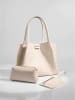 Lucky Bees Shopper in Creme - (B)41 x (H)25 cm