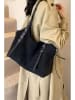 Lucky Bees Shopper in Schwarz - (B)43 x (H)22 x (T)13 cm