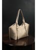 Lucky Bees Shopper bag w kolorze beżowym - 43 x 22 x 13 cm