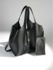 Lucky Bees Shopper bag w kolorze czarnym - 45 x 24 cm