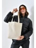 Lucky Bees Shopper in Creme - (B)33 x (H)45 x (T)10 cm