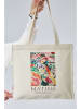 Lucky Bees Schultertasche in Beige - (B)35 x (H)35 x (T)12 cm
