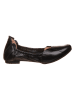 Think! Leder-Ballerinas in Schwarz