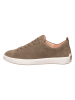 Think! Leder-Sneakers in Khaki