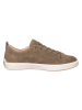 Think! Leder-Sneakers in Khaki