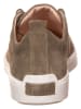 Think! Leder-Sneakers in Khaki