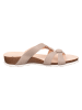 Think! Leder-Zehentrenner in Beige