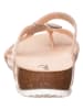 Think! Leder-Zehentrenner in Beige