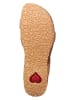 Think! Leren teenslippers oranje/meerkleurig