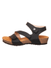 Think! Leder-Sandalen in Schwarz