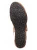 Think! Leder-Sandalen in Taupe