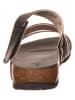 Think! Leren slippers zwart