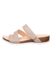 Think! Leren slippers beige
