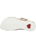 Think! Leder-Pantoletten in Beige