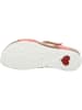 Think! Leder-Pantoletten in Rosa