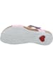 Think! Leder-Pantoletten in Rosa