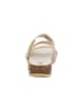 Think! Leder-Pantoletten in Beige