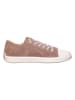 Think! Leder-Sneakers in Hellbraun
