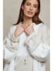 Plume Bluza "Azika" w kolorze beżowo-białym
