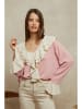 Plume Bluse "Baxo" in Rosa/ Sand