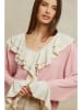 Plume Bluse "Baxo" in Rosa/ Sand