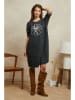 Plume Jurk "Beverly" antraciet