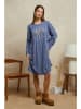 Plume Kleid "Beverly" in Blau