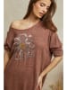 Plume Kleid "Beverly" in Cognac