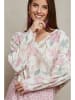 Plume Pullover "Bouchka" in Creme/ Rosa