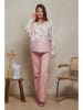 Plume Pullover "Bouchka" in Creme/ Rosa