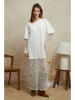 Plume Jurk "Chawn" wit