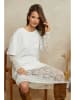 Plume Jurk "Chawn" wit