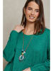 Plume Trui "Diamond" groen