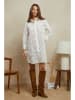 Plume Jurk "Louis" wit