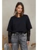 Plume Sweatshirt "Reyne" in Schwarz
