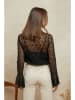 Plume Bluse "Sergio" in Schwarz