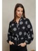 Plume Bluse "Tidji" in Schwarz