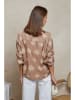 Plume Bluse "Tidji" in Hellbraun