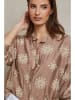 Plume Bluse "Tidji" in Hellbraun