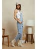Plume Jeans-Latzhose "Tinder" in Hellblau