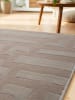 Elle Decoration Kurzflor-Teppich "Perles" in Beige/ Creme
