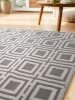 Elle Decoration Kurzflor-Teppich "Perles" in Grau/ Creme