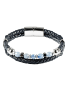 U.S. Polo Assn. Leder-Armband in Dunkelblau
