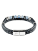 U.S. Polo Assn. Leder-Armband in Dunkelblau