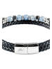 U.S. Polo Assn. Leder-Armband in Dunkelblau
