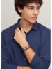 U.S. Polo Assn. Leder-Armband in Dunkelblau