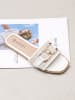 Sixth Sens Slippers wit/crème