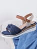 Sixth Sens Sleehaksandalen donkerblauw