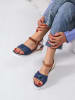 Sixth Sens Sleehaksandalen donkerblauw